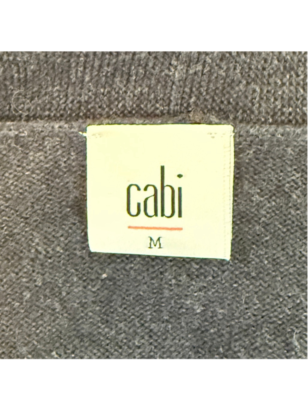 Women's CAbi Victoria Sweater Cardigan Navy Shawl Collar Open Back #3360 Size M - Picture 6 of 9